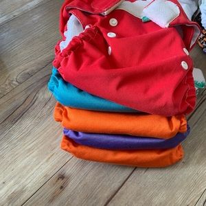 5 totsbots cloth diapers